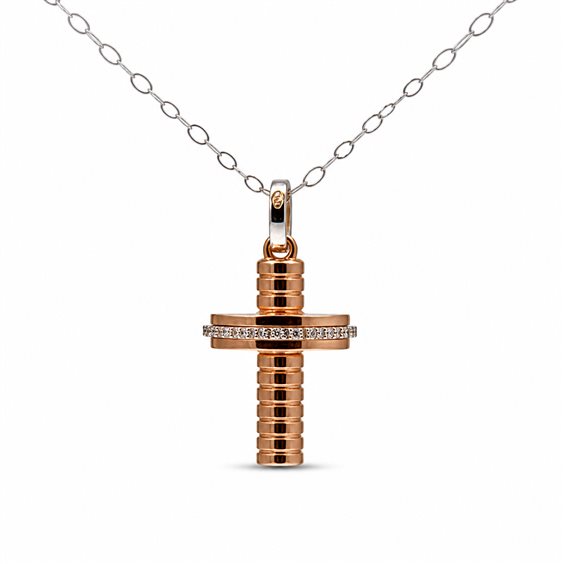 Pendente Zancan Uomo in Oro Diamante 0.045 Ct 9200001173418 - 9200001173418